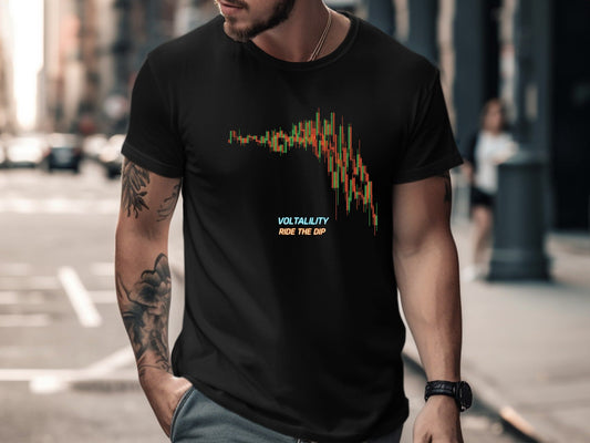 Buy The Dip Stock Market T-Shirt - Retro Investor  Tee