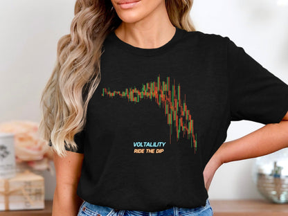 Buy The Dip Stock Market T-Shirt - Retro Investor  Tee