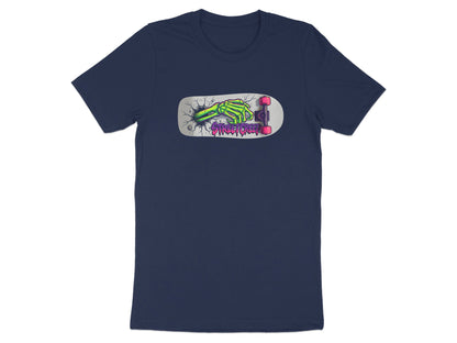 Street Creep Skeleton Hand Skateboard T-Shirt