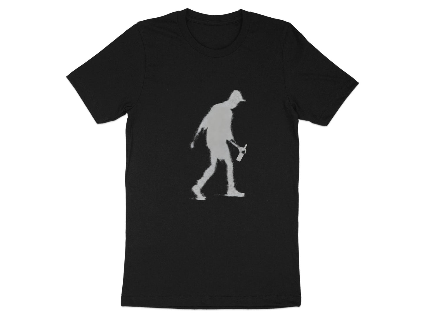 Blurry Silhouette Urban Streetwear T-Shirt