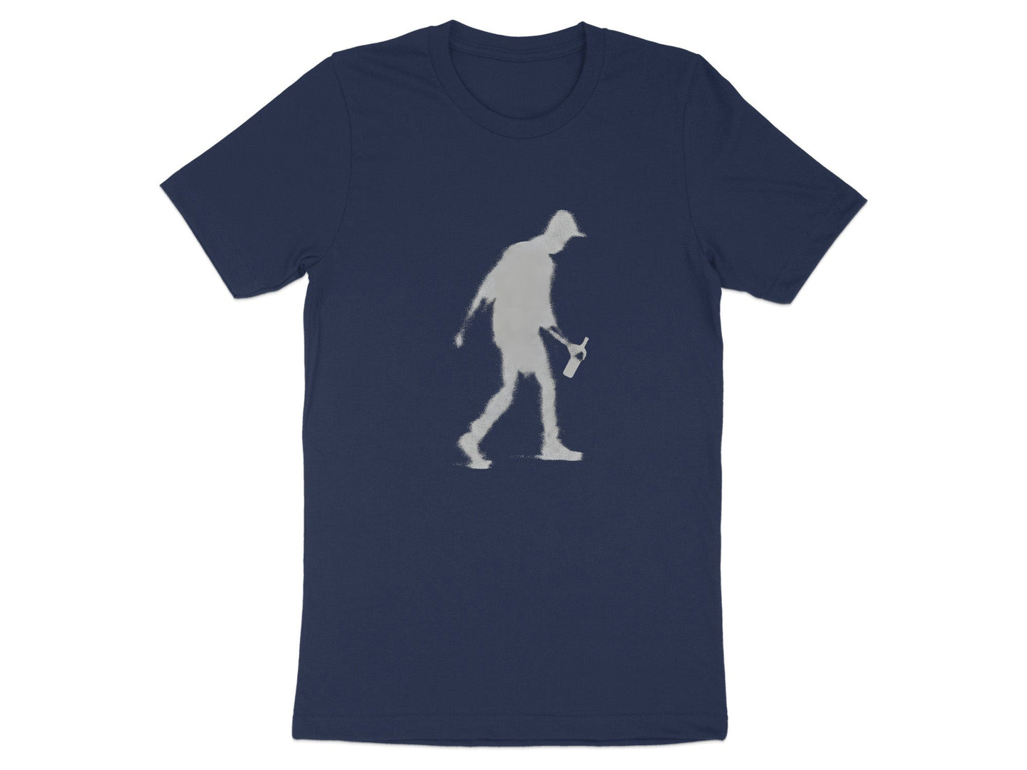 Blurry Silhouette Urban Streetwear T-Shirt