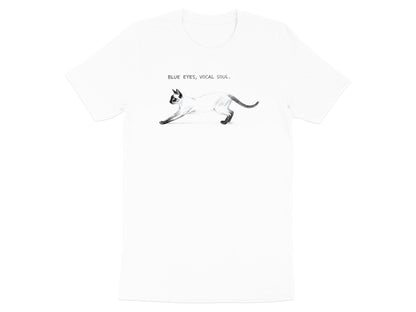 Blue Eyes Vocal Soul Siamese Cat T-Shirt