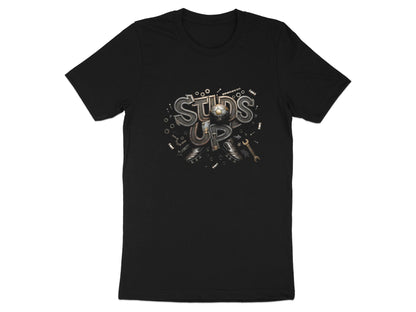 Studs Up Mechanical Steampunk Soccer T-Shirt