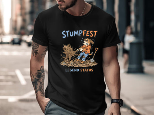Stumpfest Legend Status Backyard Party Tee