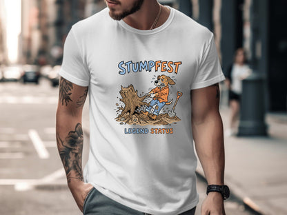 Stumpfest Legend Status Backyard Party Tee