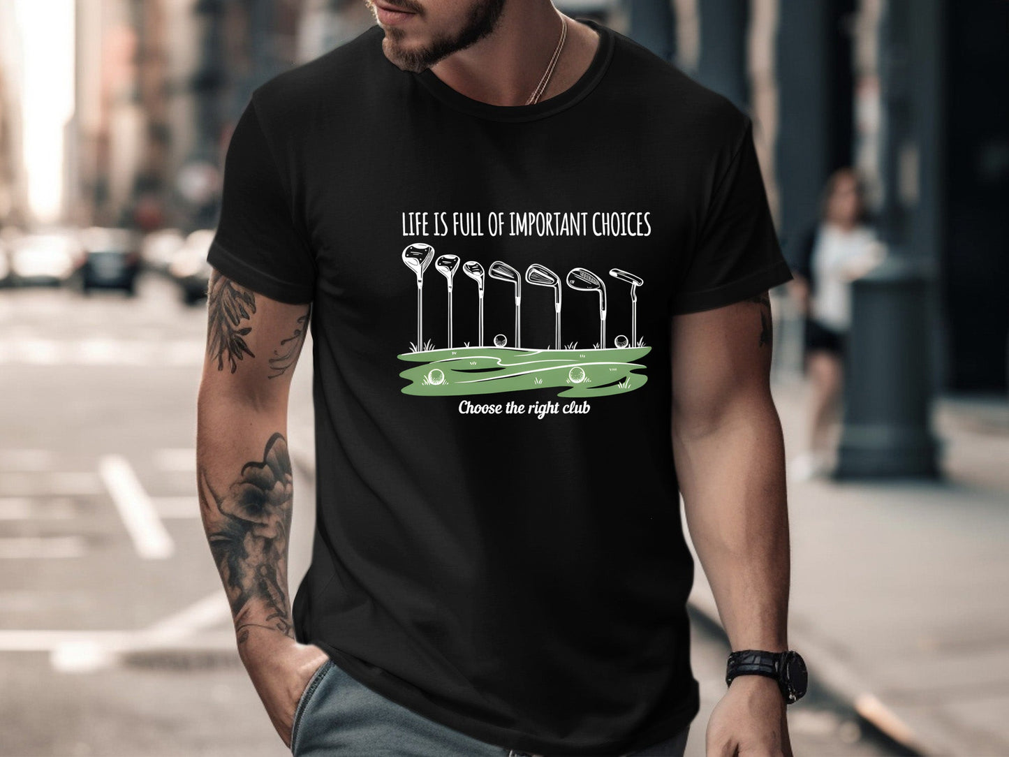 Important Choices Golf Club Selection T-Shirt