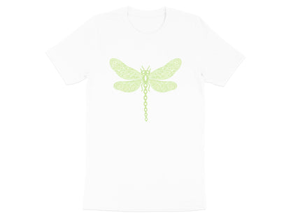 Intricate Stylized Green Dragonfly T-Shirt