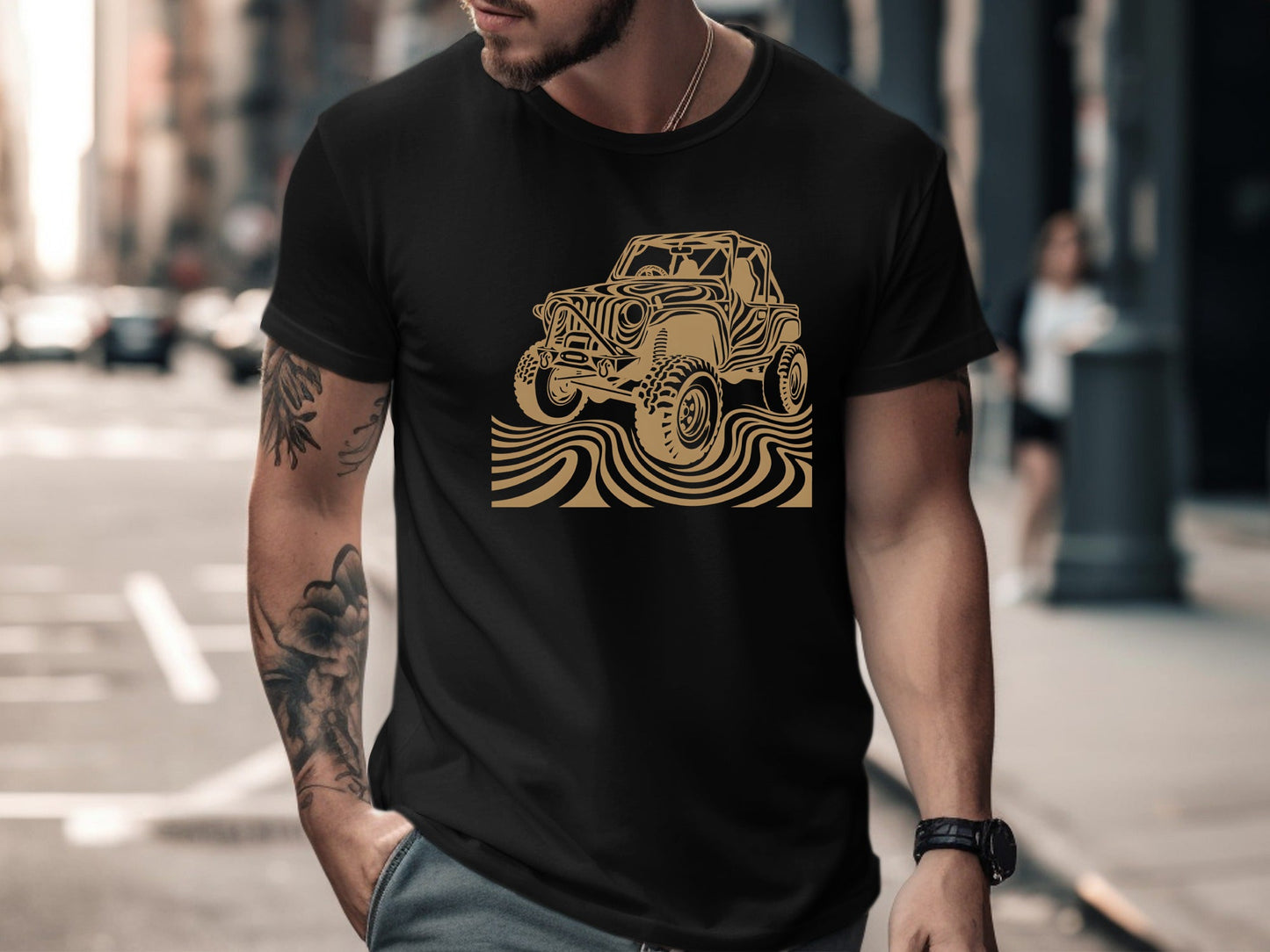 Desert Dunes Open-Top 4x4 T-Shirt