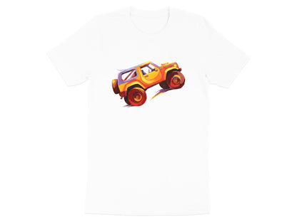 Vibrant Orange 4x4 Action Graphic T-Shirt
