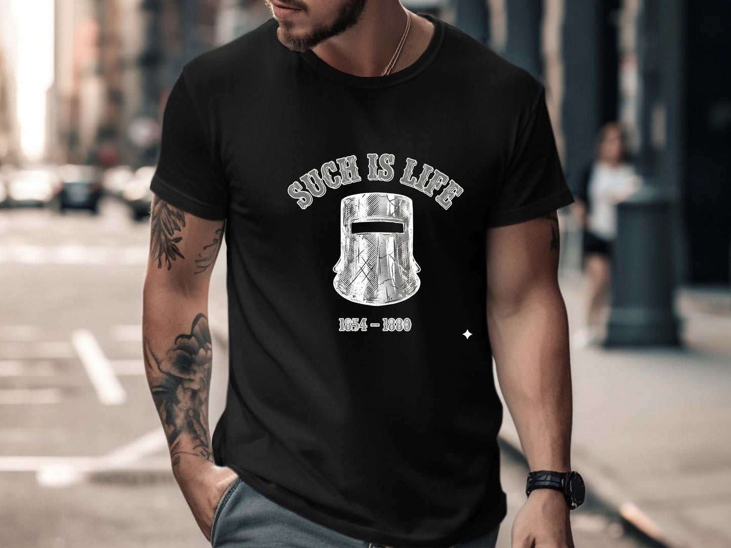 Ned Kelly 'Such Is Life' Memorial Helmet T-Shirt