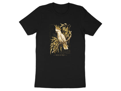 Sulfur-Crested Cockatoo & Wattle T-Shirt | Wild & Free Nature Tee
