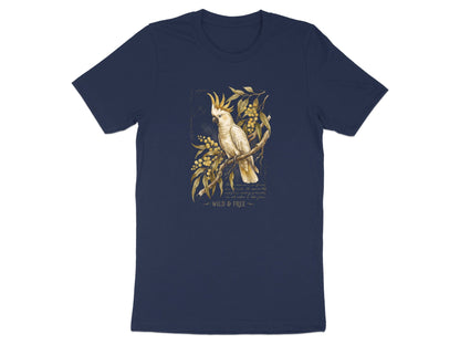 Sulfur-Crested Cockatoo & Wattle T-Shirt | Wild & Free Nature Tee