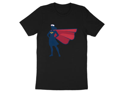 Superhero Nurse Silhouette T-Shirt - Wonder Nurse Tee