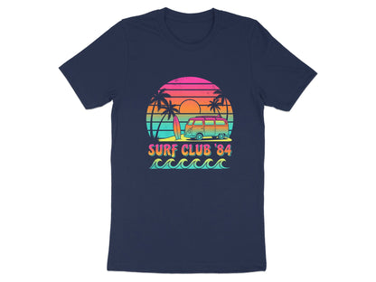 Surf Club 84 Neon Sunset T-Shirt | Retro 80s Kombi Tee
