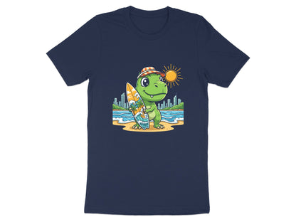 Surfing T-Rex Beach T-Shirt - Gold Coast Style Summer Tee