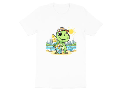 Surfing T-Rex Beach T-Shirt - Gold Coast Style Summer Tee
