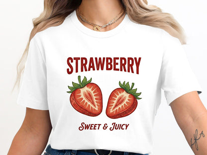 Sweet & Juicy Strawberry Halves T-Shirt