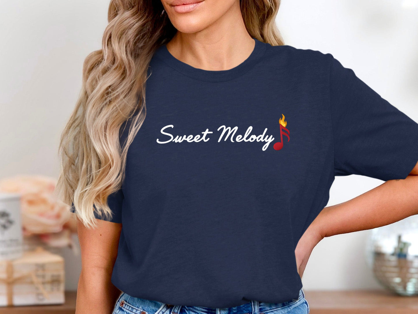 Sweet Melody Musical Note Graphic Tee