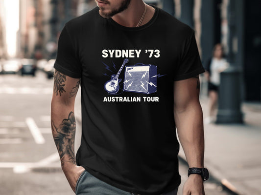 Sydney '73 Australian Tour Vintage Rock T-Shirt
