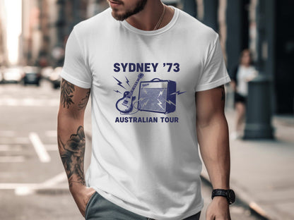 Sydney '73 Australian Tour Vintage Rock T-Shirt