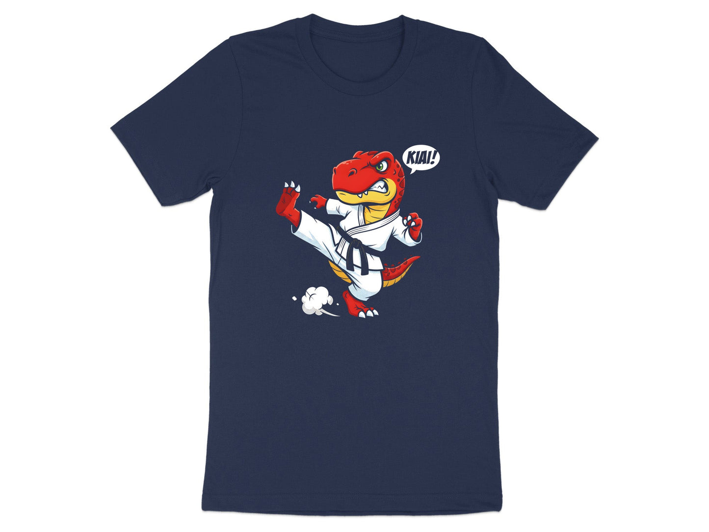Kiai! T-Rex Karate Dinosaur T-Shirt