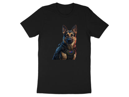 Tactical German Shepherd K9 T-Shirt - Australian Flag Vest
