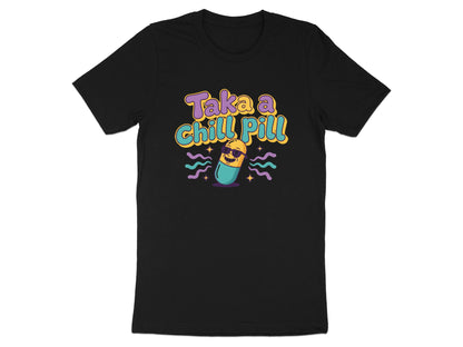 Take a Chill Pill Retro Cartoon Character T-Shirt