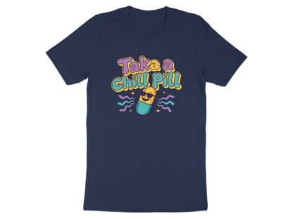 Take a Chill Pill Retro Cartoon Character T-Shirt