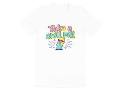 Take a Chill Pill Retro Cartoon Character T-Shirt