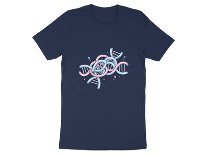 Tangled DNA Strands T-Shirt - Genetic Abstract Science Art