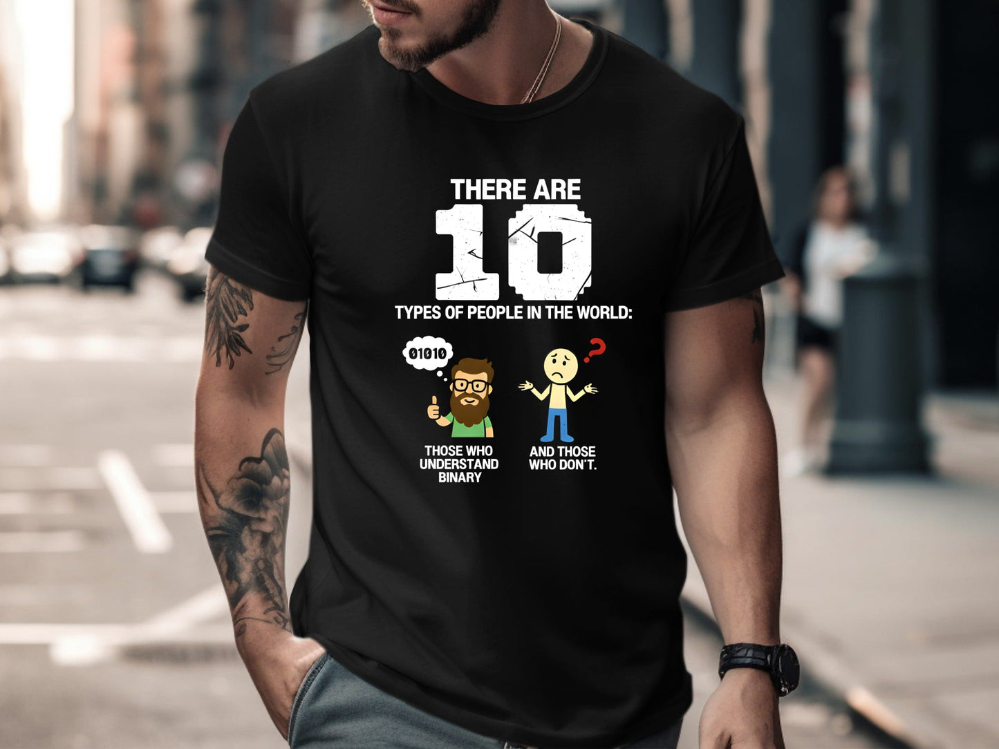 There Are 10 Types of People Binary Joke Tee
