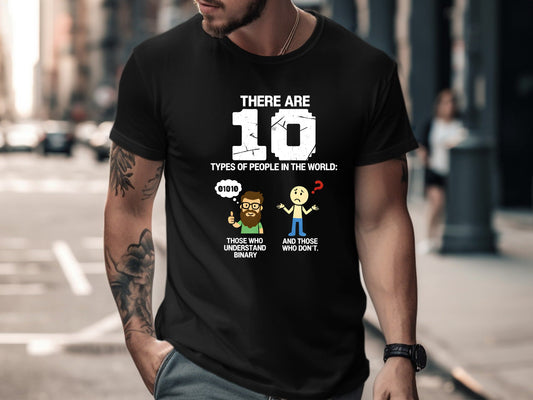 There Are 10 Types of People Binary Joke Tee