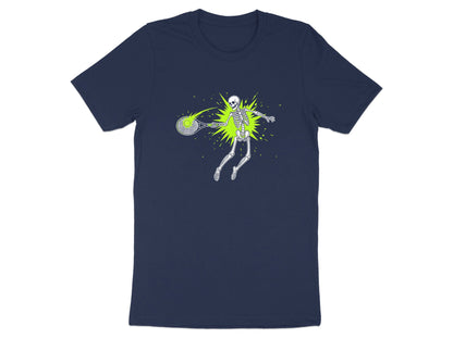 Skeleton Tennis Smash Graphic T-Shirt