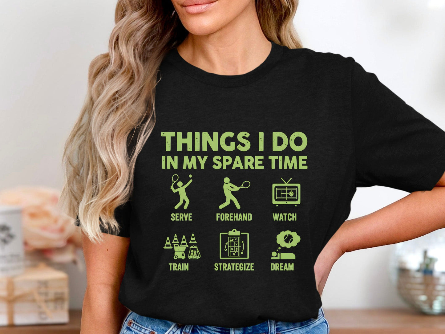 Things I Do In My Spare Time Tennis T-Shirt