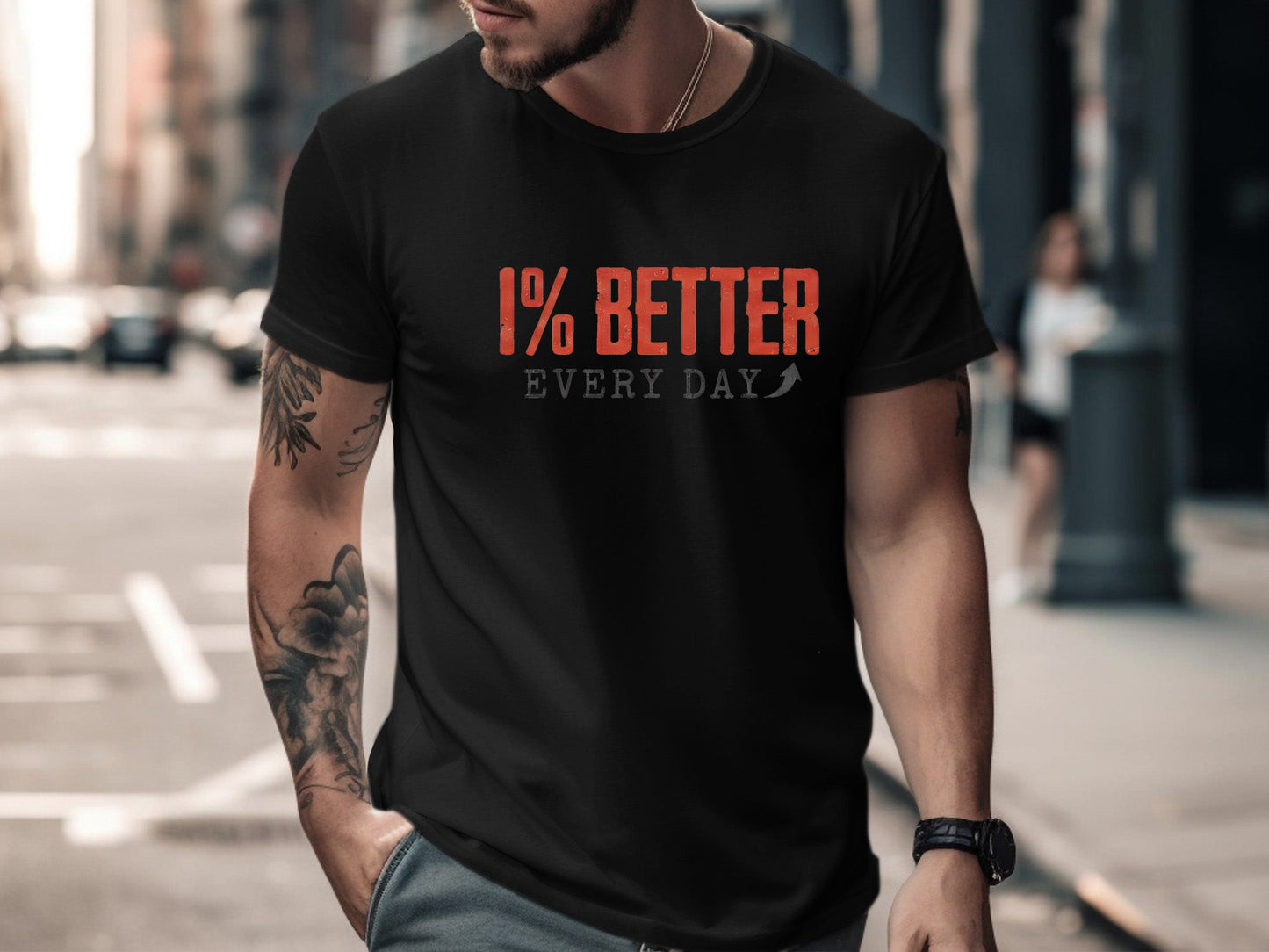 1% Better Every Day Men's Gym T-Shirt