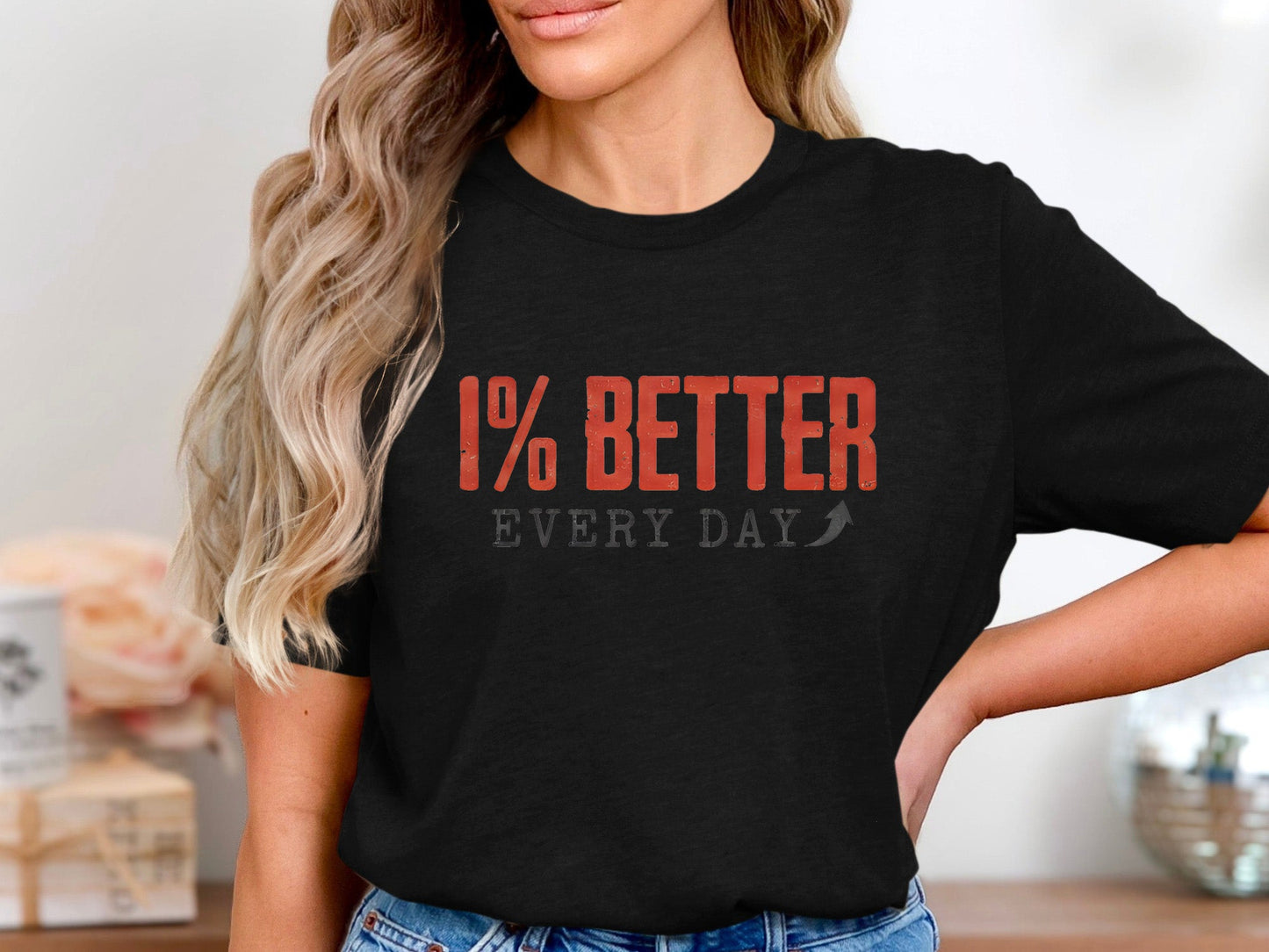 1% Better Every Day Men's Gym T-Shirt