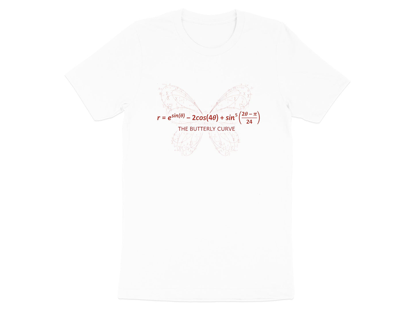 Algebraic Geometry Butterfly Curve Math T-Shirt