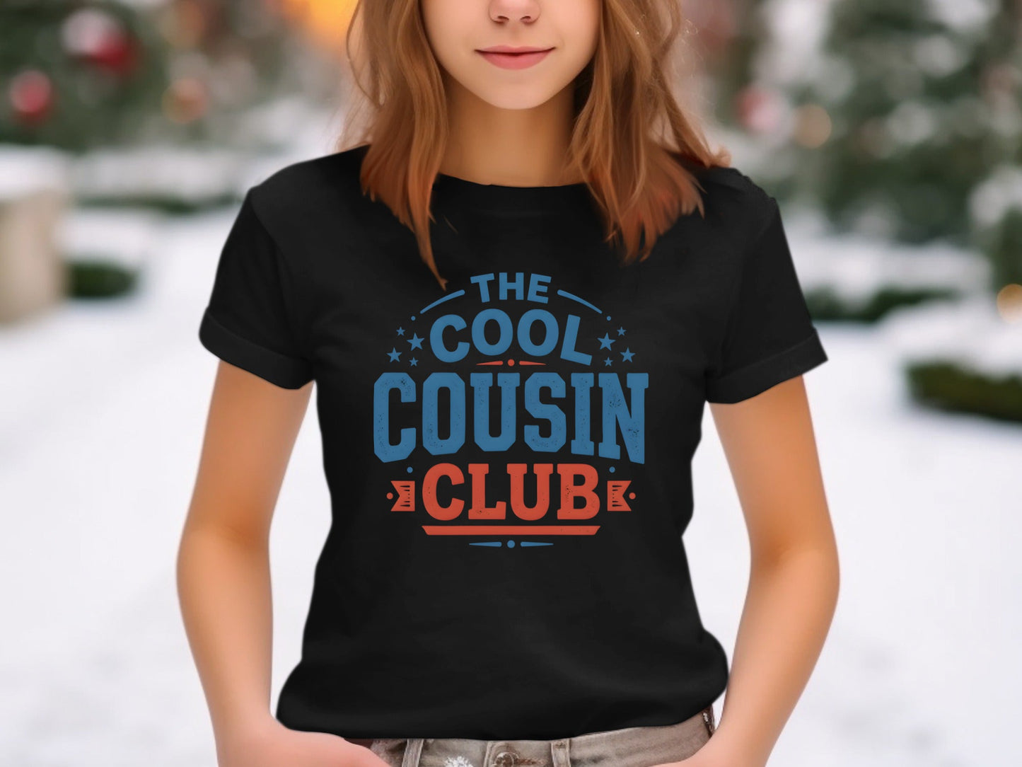 The Cool Cousin Club Vintage Collegiate Typography Tee