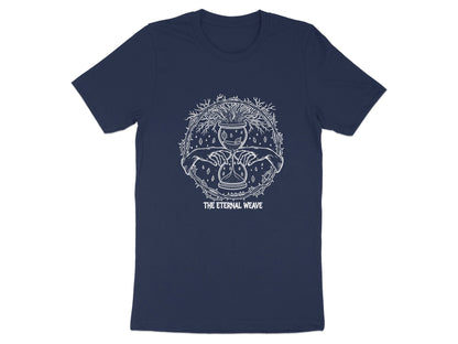 The Eternal Weave Hourglass T-Shirt - Mystical Line Art Tee