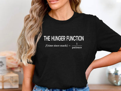 Funny Science & Math Humor The Hunger Function T-Shirt