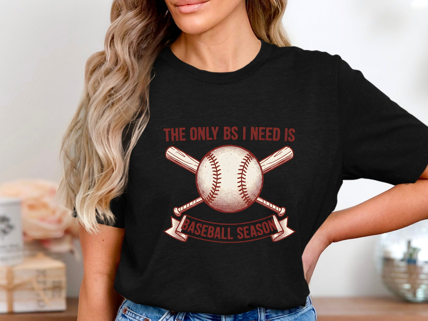The Only BS I Need Is Baseball Season T-Shirt
