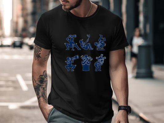 The Many Poses of a Photographer T-Shirt
