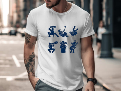 The Many Poses of a Photographer T-Shirt
