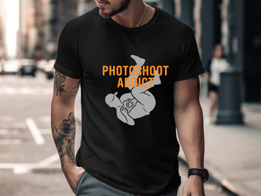 Photoshoot Addict Action Graphic T-Shirt