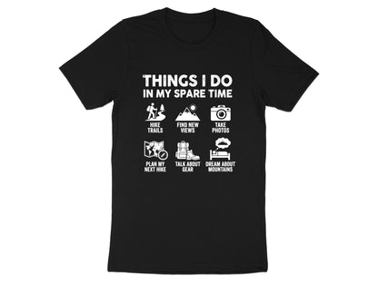 Funny Hiking Hobbies 'Spare Time' T-Shirt