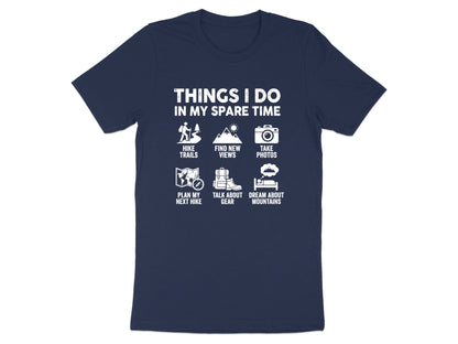 Funny Hiking Hobbies 'Spare Time' T-Shirt