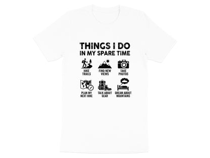 Funny Hiking Hobbies 'Spare Time' T-Shirt