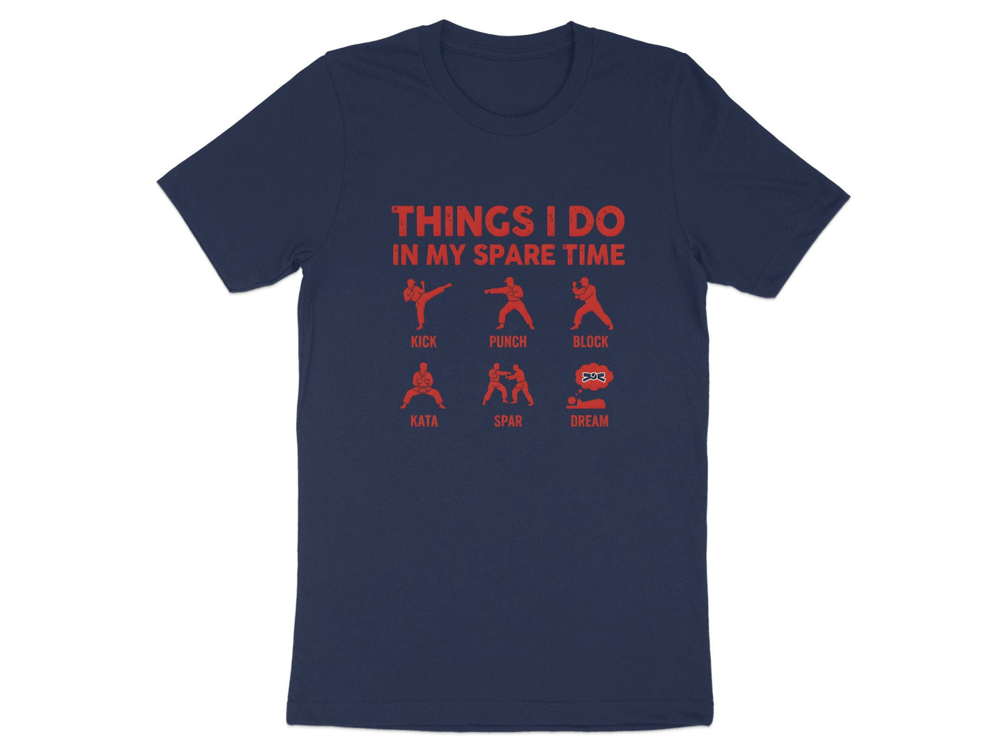 Things I Do In My Spare Time Karate T-Shirt