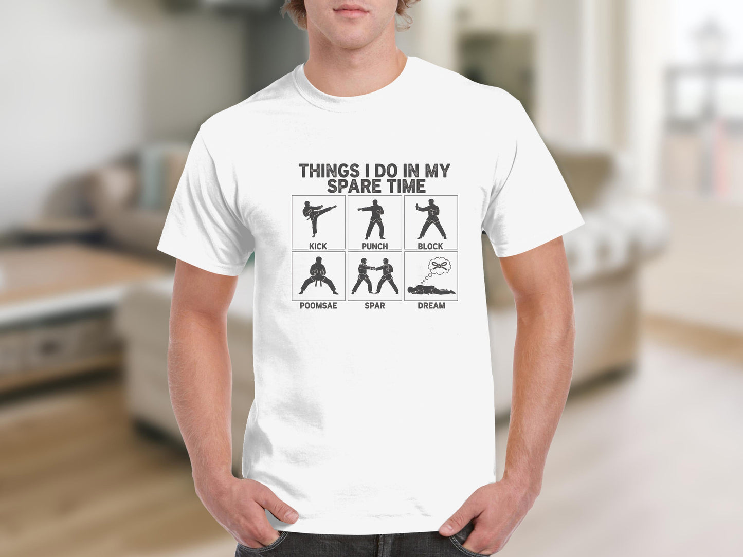 Things I Do In My Spare Time Taekwondo T-Shirt