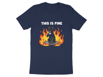 This Is Fine Cat Meme T-Shirt
